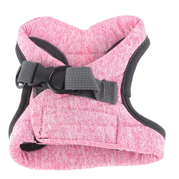 Pet Harness and Leash Adjustable Stretchy Escape Proof Cat Walking Jackets for Walking Jogging Training Pink L