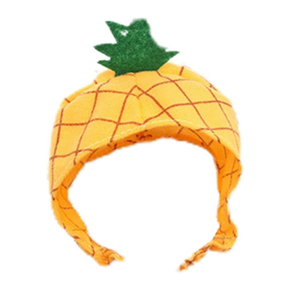 Pet Hat - Breathable & Allergy-Free, Easy-Wearing Fruit-Themed Sun Protection Cap for Cats | Decorative Non-Woven Fabric Pet Supplies