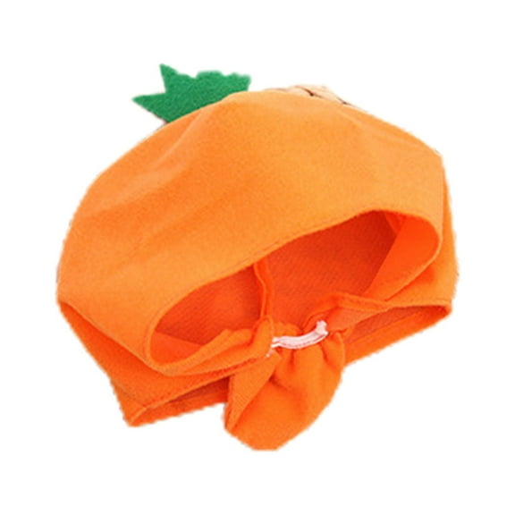 Pet Hat Breathable Creative Shape Super Cute Allergy Free Easy-wearing Decorative Non-woven Fabric Fruit Themed Pet Hat Sun Protection Cap Pet Supplies