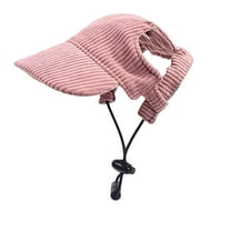 Dog Baseball Cap Summer Beach Visor Hat Adjustable Puppy Sunbonnet Headdress for Outdoor Travel Sporting Hiking