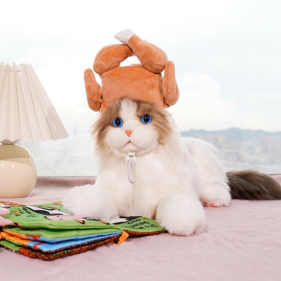 Pet Hat Dog Cat Headwear, Chicken Leg Hat Pet Supplies, Cute Festive Headgear For Cats & Dogs, Comfortable & Durable Outdoor Pet Attire, Ideal Holiday Decoration & Star Outfit For