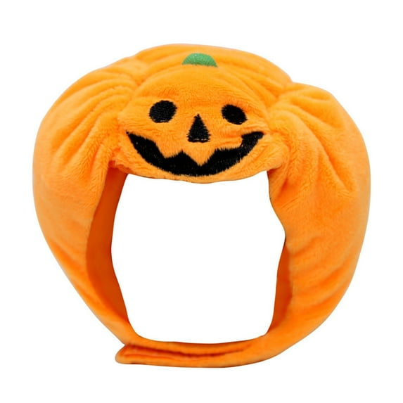 Pet Hat Pumpkin Pattern Dress-up Pet Dogs Pumpkin for Halloween