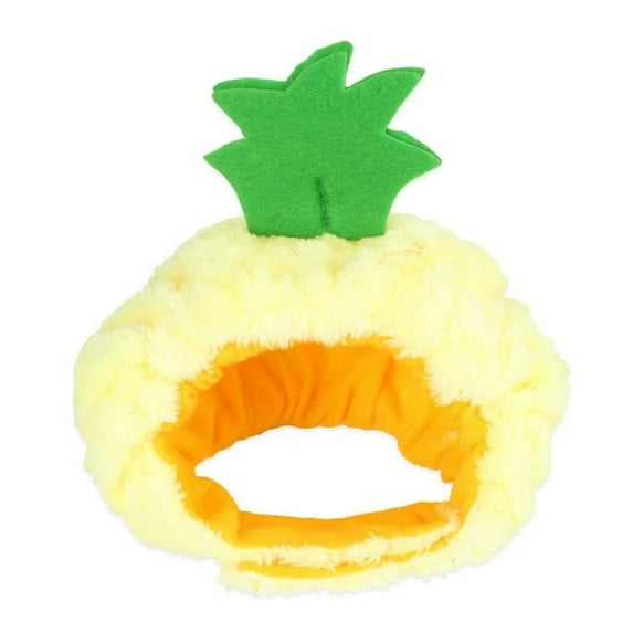 Pet Hat with Rabbit Ears Sunflower Fruit Party Costume , Animal-Safe Materials and Adjustable Cat Dog Halloween Costume