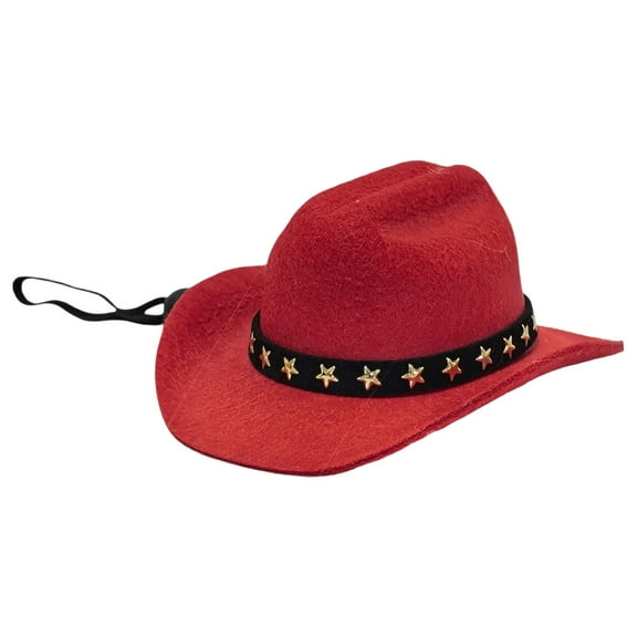 Pet HatS | Denim Star Print Cat Hat for Indoor Outdoor Use | Comfortable Polyester Cat Accessory for Small Cats