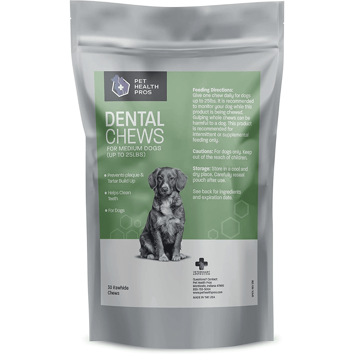 Pet Health Pros Dog Dental Chews for Dogs Enzymatic Teeth Cleaning