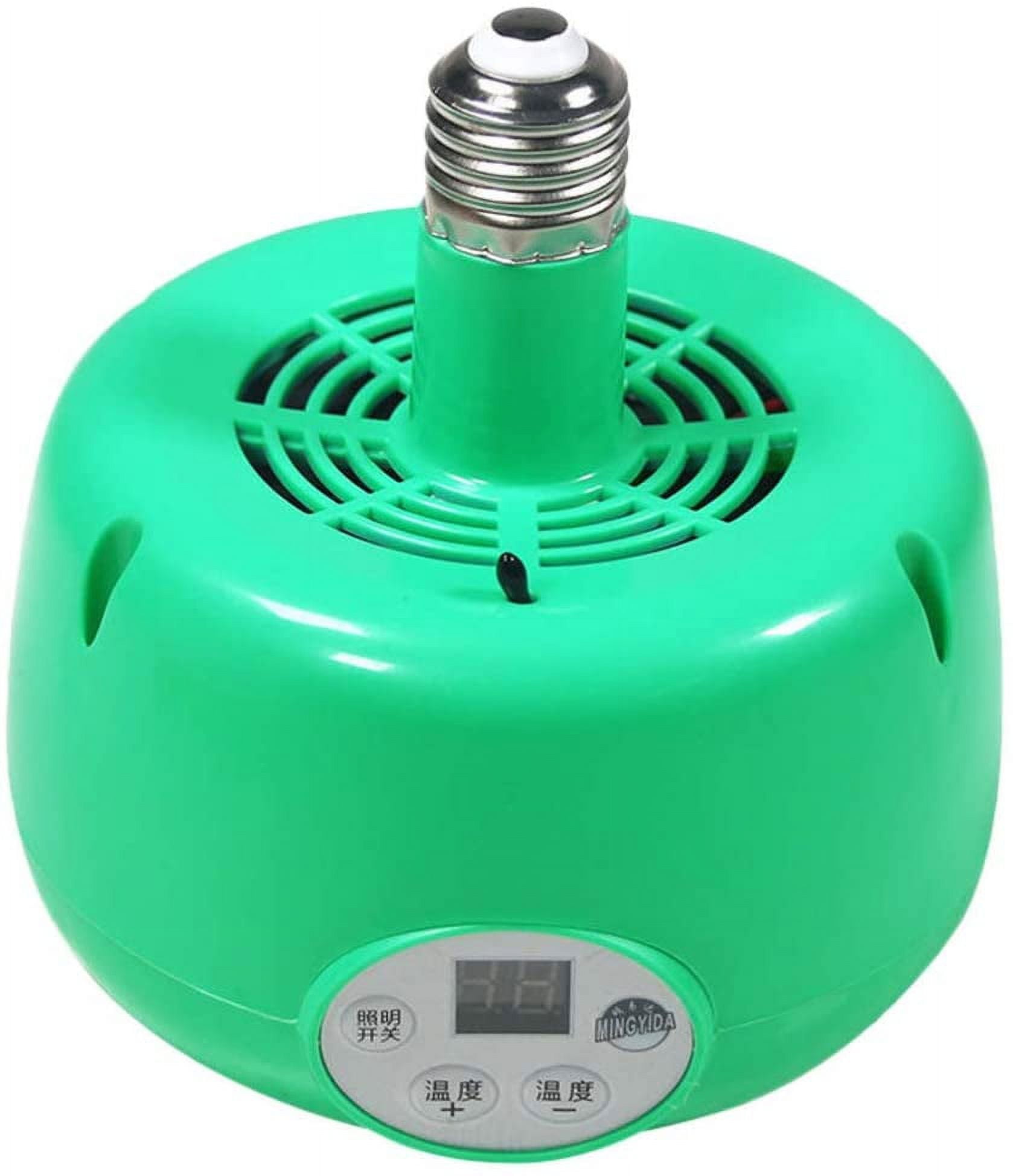 Pet Heat Lamp Chicken Coop Heater Temperature Adjustable Brooder Lamps for Chicken Lizard Turtle Aquarium Snake Green