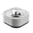 thumbnail image 1 of Pet Heated Bowl, Automatic Stainless Steel 360Ml Heated Dog Dish with Anti-Chew Cord, Heating Drinkable Thermostatic Control Cat Water Bowl for Rabbits and Chickens, 1 of 6