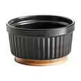 thumbnail image 1 of Pet Heated Water Bowl Heated Dog Bowl Cat Waterer Ceramic Heated Dish Black, 1 of 6