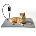 thumbnail image 1 of Pet Heating Pad, 6-Level Adjustable Temperature Dog & Cat Heating Pad with Timer, Waterproof Heated Pet Mat with Chew-Resistant Cord, 28 ×20in, 1 of 7