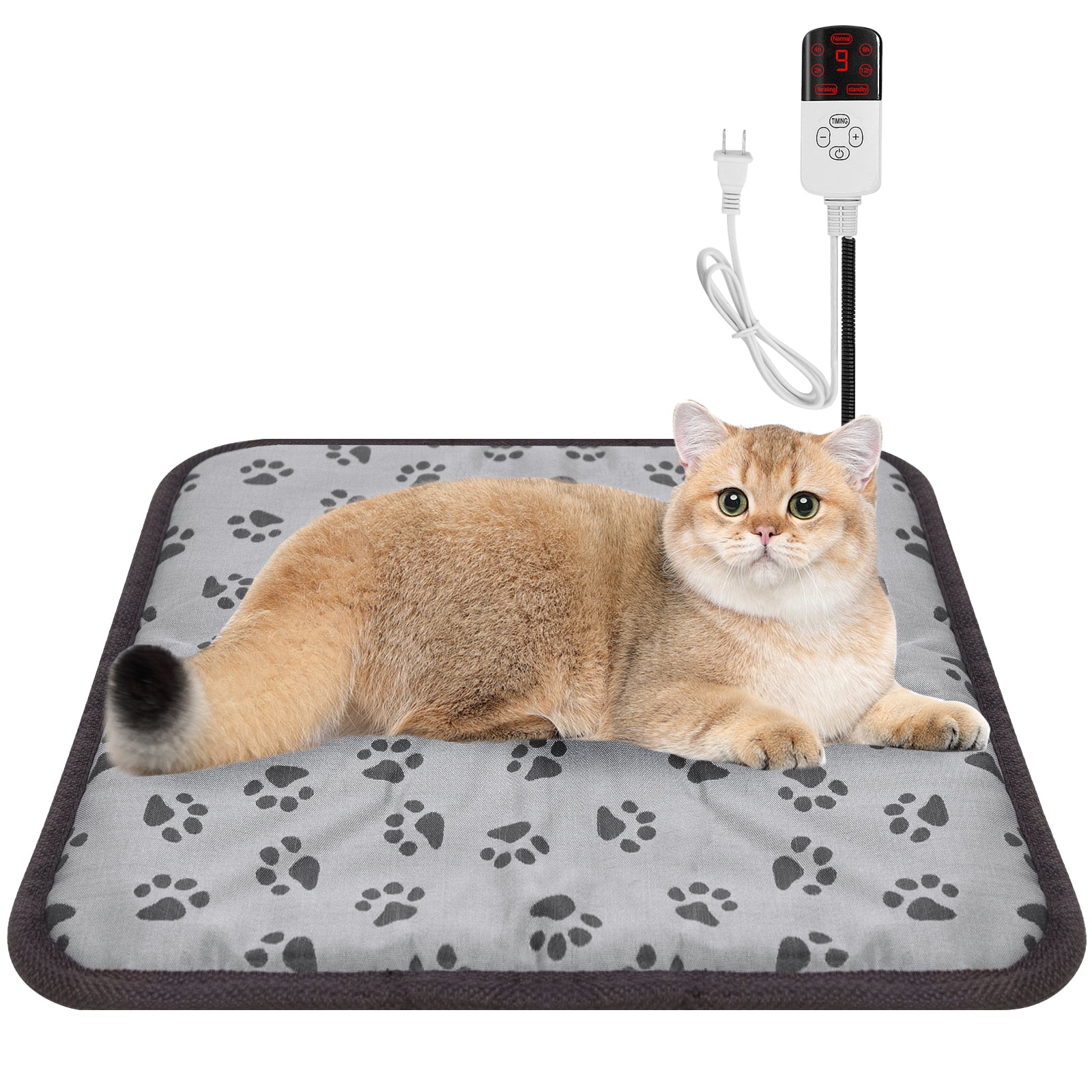 Pet Heating Pad, 9 Adjustable Temperature Dog Cat Heating Pad with