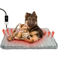 thumbnail image 1 of Pet Heating Pad for Dogs and Cats, Adjustable Temperature and Waterproof Pet Heated Mat with Timer, Electric Heating Pet Bed with Chew Resistant Cord and Soft Washable Cover,59"L x 39.5"W, Gray, 1 of 1