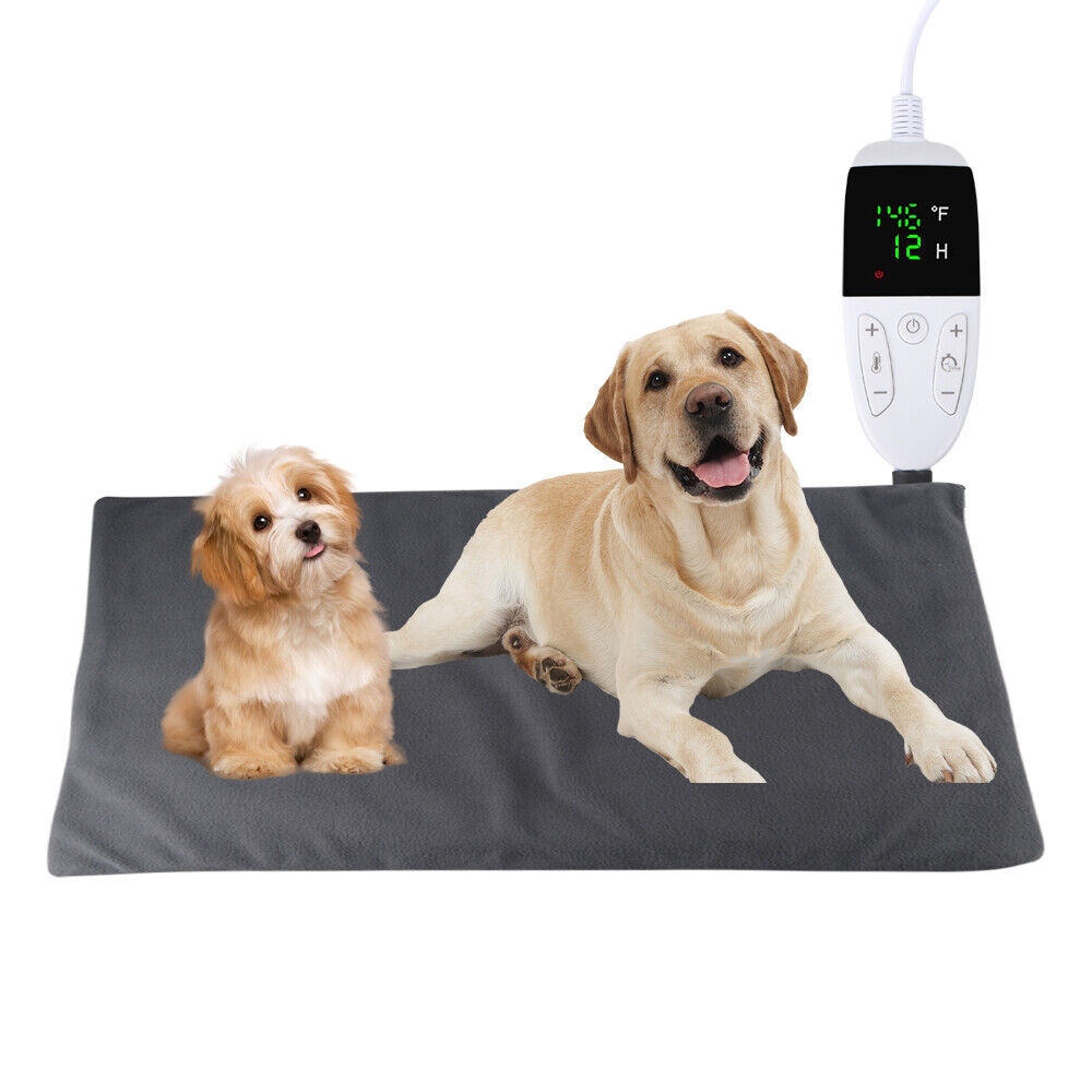 Pet Heating Pad Electric Heating Mat Waterproof Adjustable Warming