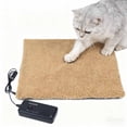 thumbnail image 1 of Pet Heating Pad for Cats Dogs 23.6x17.7 Inch, Adjustable Temperature Timer Waterproof Heated Mat, Electric Pet Bed Cord & Soft Washable Cover, 1 of 7