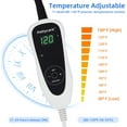 thumbnail image 1 of Pet Heating Pad for Dogs & Cats, 25-Level Timer & 11-Level Temperature Control, Easy Clean Warming Pad for Puppies, Adult & Senior Pets, 1 of 7