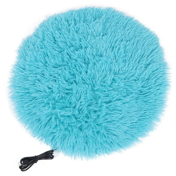 Pet Heating Pad for Dogs and Cats USB Charging Interface Plush Pet Heating Pad Waterproof Heating Pad with Control[blu]