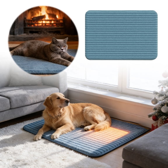 erfcxs Pet Heating Pad with Smart Timer and 9- Temperature Control for Fast Warmth and