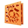 thumbnail image 1 of Pet Hide Food Entertain Toy Cats Self Indulgence Intellectual Stimulation Puzzle for Active Play and Chewing, Orange, 1 of 6
