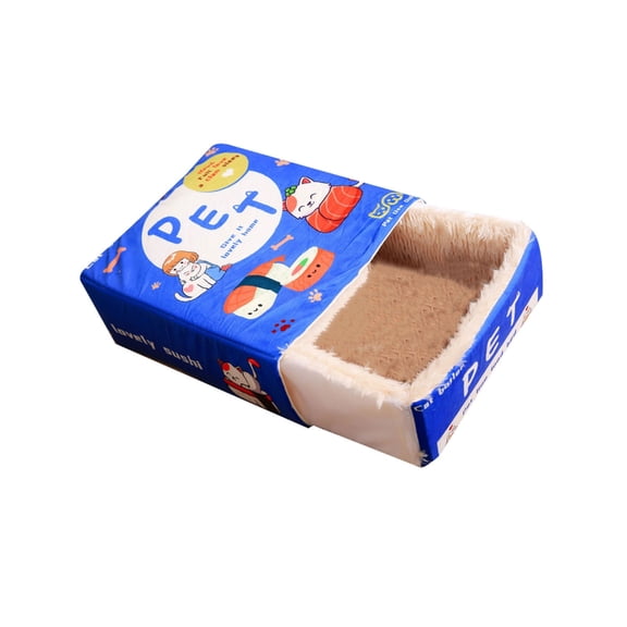 Pet Hideaway Soft Plush Cave Hideaway for Home Camp Use Elegant Cave Bed House Bed for Puppy Drawer