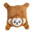 thumbnail image 1 of Pet Hippo, Interactive Squeaky Dog Toy No Stuffing Chew Toy for Small Medium Dogs Pet Toy Boredom Buster, Brown, 1 of 4