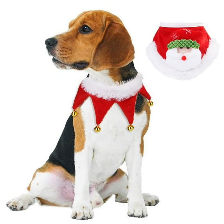 Christmas dog hotsell collars with bells