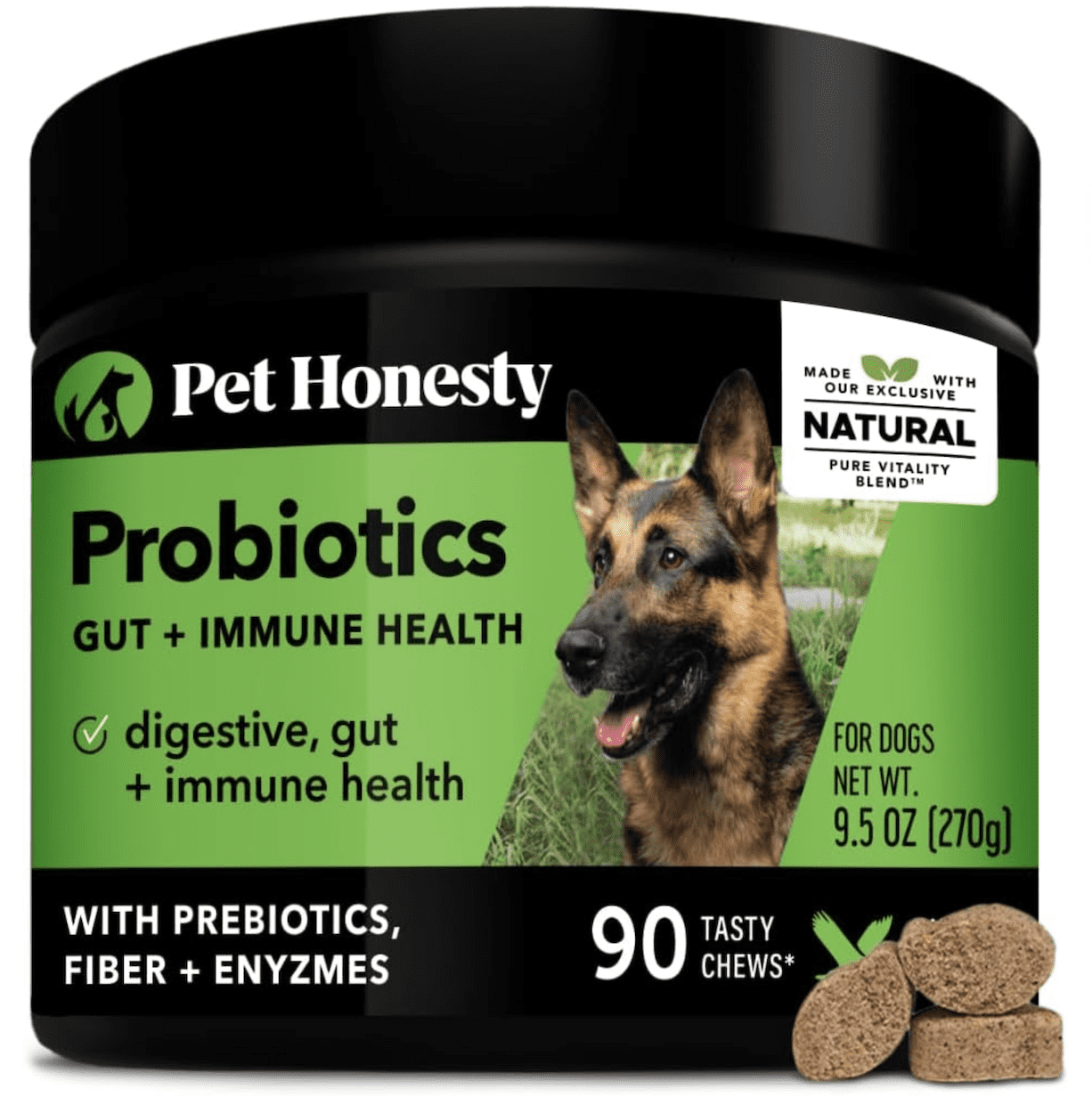 Pet Honesty Probiotics for Dogs Gut Health for Dogs, Dogs Vitamins