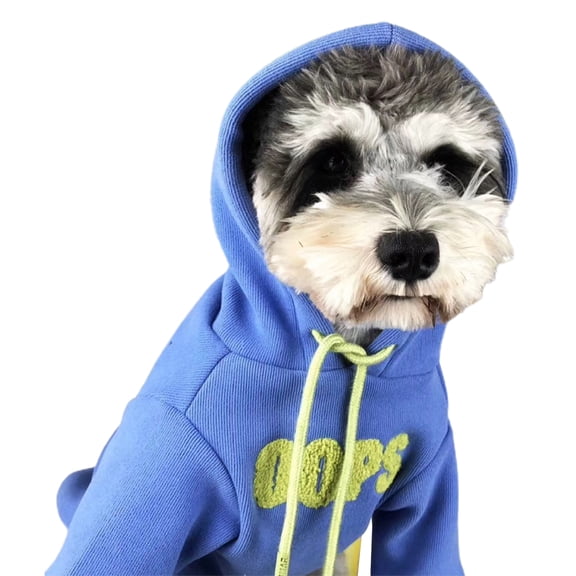 Pet Hoodie Letter Print All-match Skin-friendly Pet Dogs Cats Hooded Sweatshirt Costume Pet Accessories