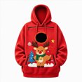 thumbnail image 1 of Pet Hoodie With Cat Dog Pouch Christmas Pet Carrier Costume Oversized Fall Winter, 1 of 7