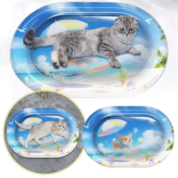 Pet Ice Mat For Cats Soft Dog Pattern Water Bed Pad Indoor Comfortable Scratch For Padded Floor Mat for Dogs Cool Dog Stuff for Small Dogs Dog Outdoor Cool Dog for Large Dogs outside Dog Cage Mat for