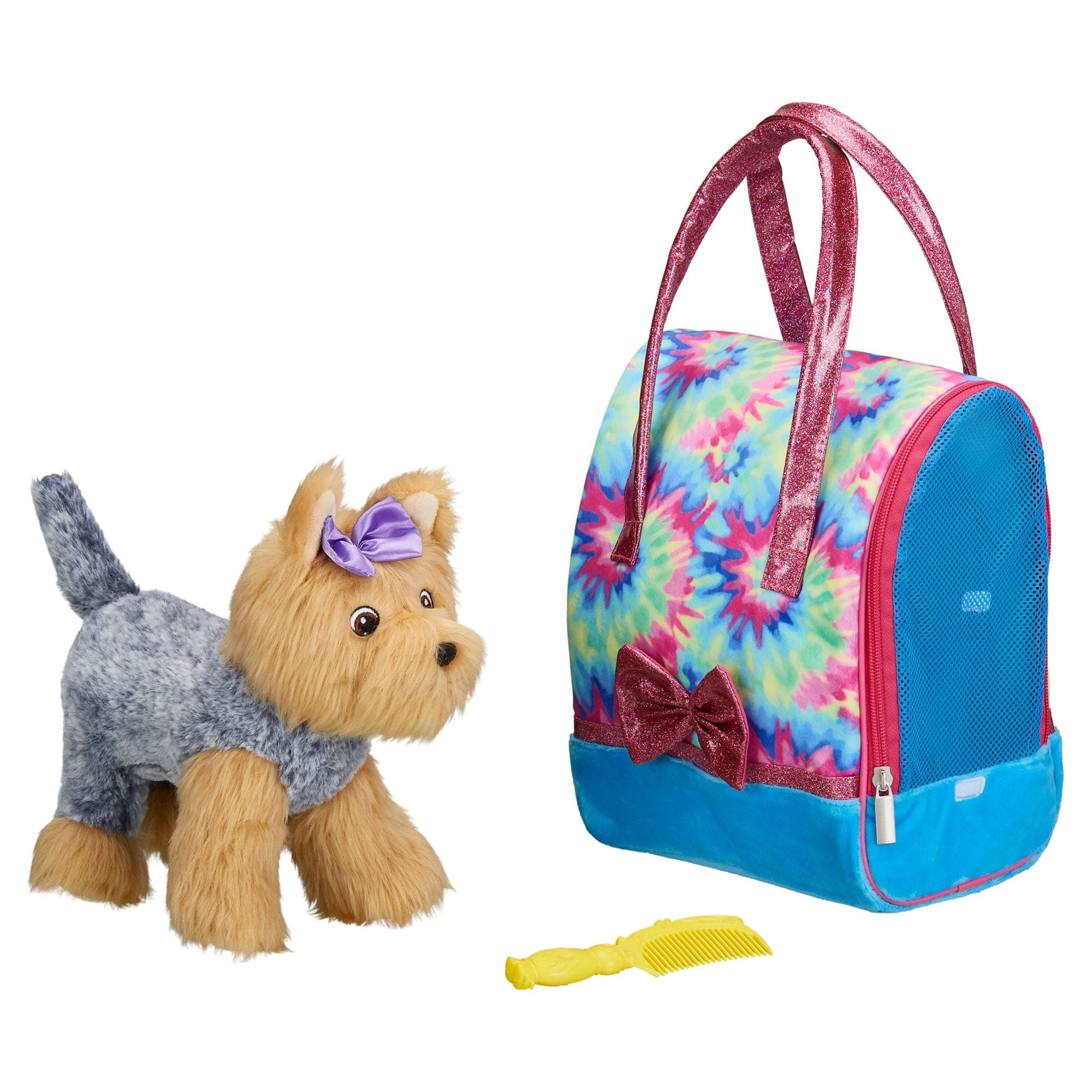 My Sweet Love Pet In a Bag, Plush Puppy & Carrier - For Children Ages 3+