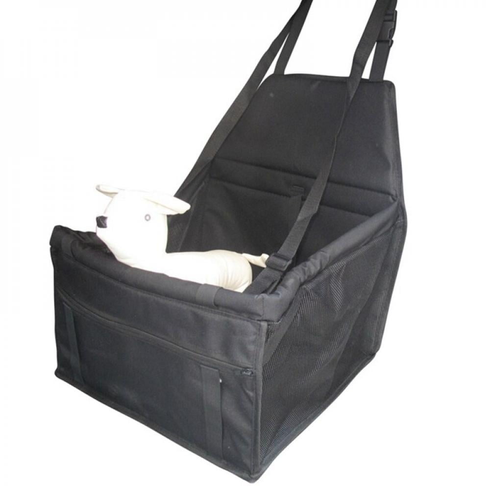 Siège Auto Pour Chien - Rehausseur Caisse De Transport Avec Ceinture - Noir Taille S