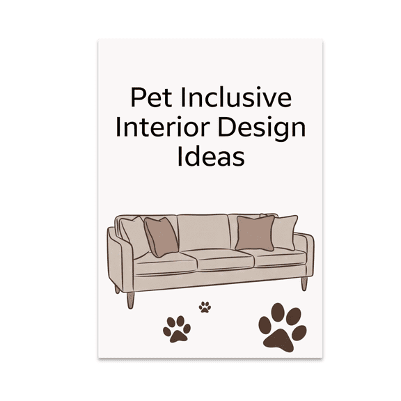 Pet Inclusive Interior Design Ideas - Pet Owner - 13x19 Poster Print