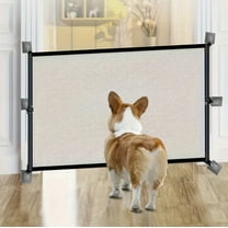 Pet Isolation Net, Household Retractable Cats Dogs Fence Gate, Children's Safety Fence, Durable Nylon Material, Easy Installation Storage, Indoor Outdoor Use, Stairs Hallway Doorway Barrier