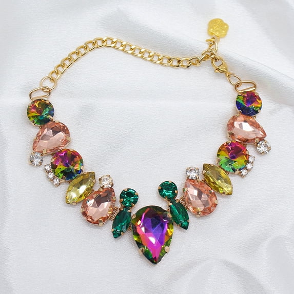 Pet Jewelry Dog Pearl Collar Cute Teddy Necklace Jewelryc Chihuahua York Girl Clothing Dress Accessories - Multicolor,M