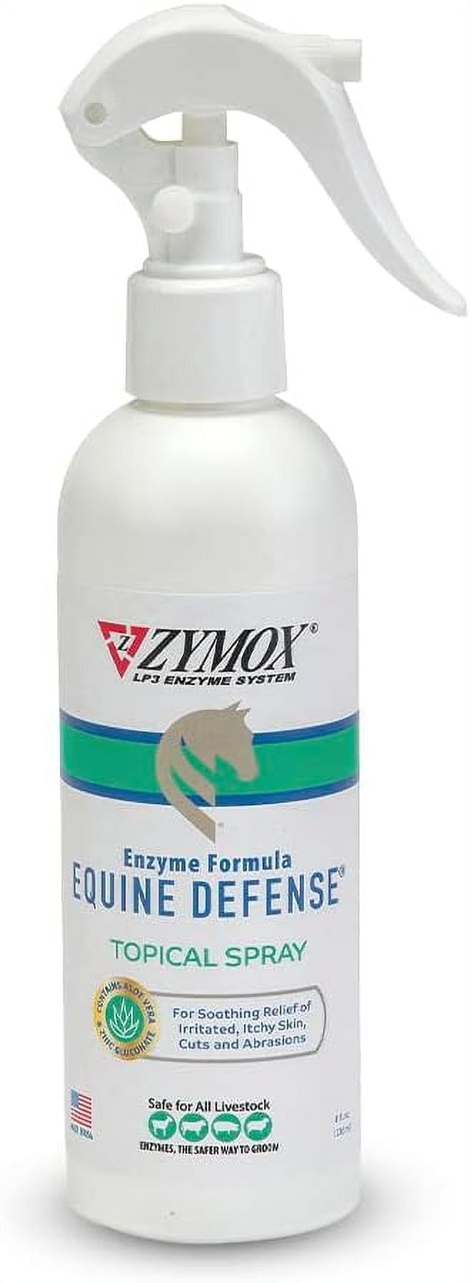 Pet King Brands ZYMOX Equine Defense Horse Skin & Hoof Treatment Spray, 8 oz