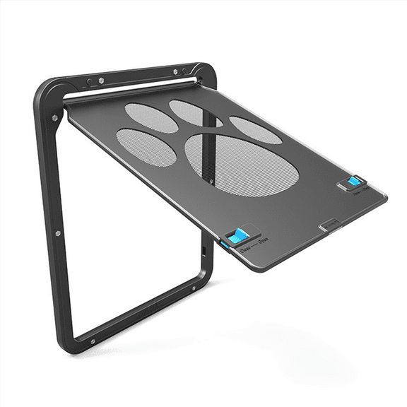 Pet Kitty Dog Door Flap Gate Opener Controlled Entry Electronic Screen Window Protector Wall Mosquito Net(Small)