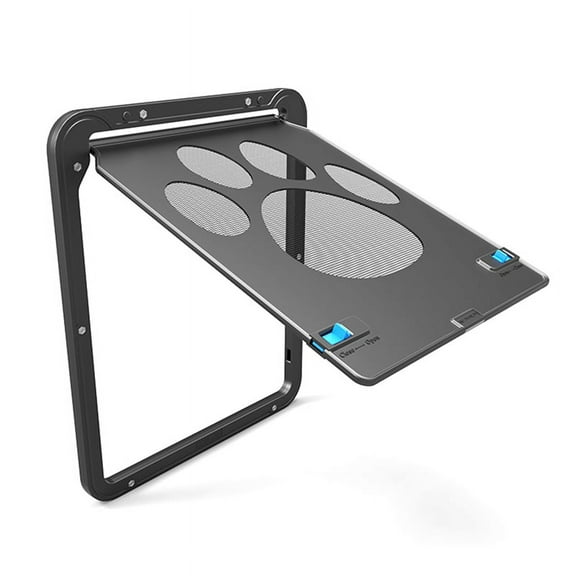 Pet Kitty Dog Door Flap Gate Opener Controlled Entry Electronic Screen Window Protector Wall Mosquito Net(Small)