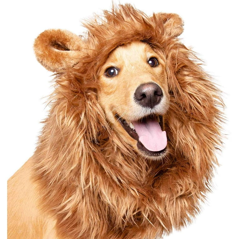 Pet Krewe Dog Lion Mane Halloween Costume Lion Mane for Large and