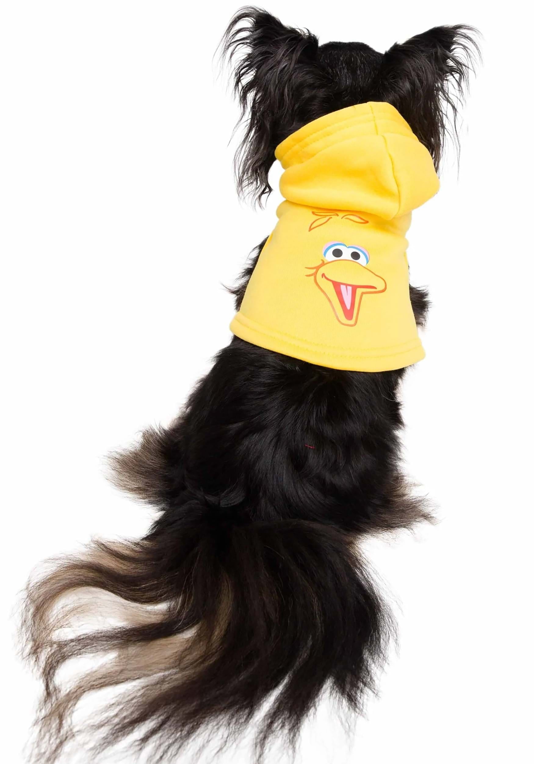 Pet Krewe Small Sesame Street Big Bird Hoodie Dog Costume Fits