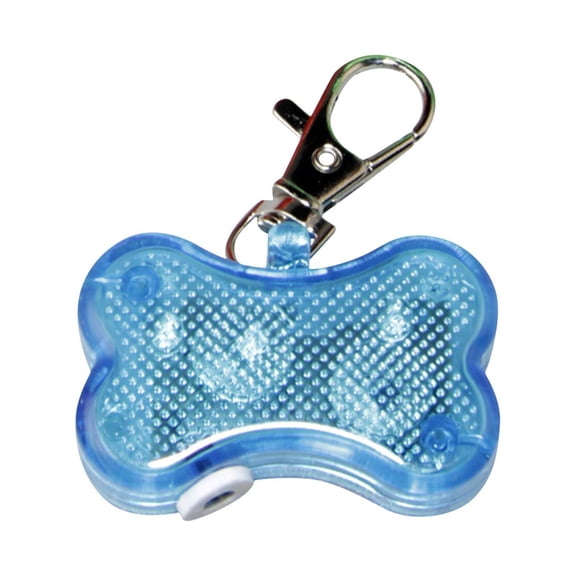 Pet LED Bone Luminous Pendant - Alloy-, 3 Flashing Modes, Name Tag, Anti-Lost, for Cats/Dogs, Hangs on Collars/Backpacks
