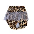 thumbnail image 1 of Pet Lace Physiological Pants – Leak-proof Diapers for Female Dogs, Leopard Pattern Hygiene Pants, 1 of 7