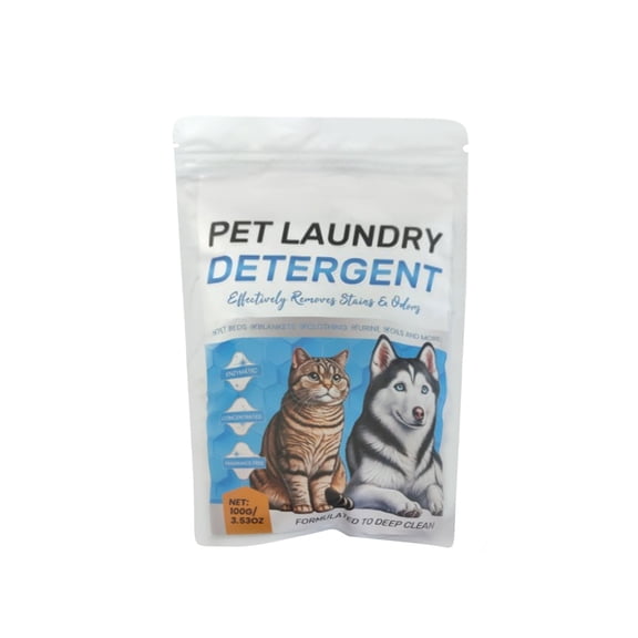 Pet Laundry Powder for Cleaning and Elimination Advanced Stain Remover for Dogs and Cats