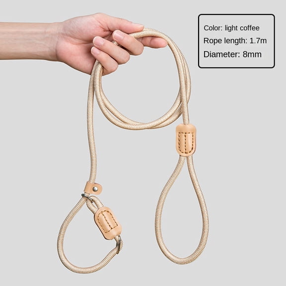 Pet Leash Anti-explosion Rush P Chain Out Walking Dog Rope Nylon Woven Dog Rope Leash Walking Dog P Rope
