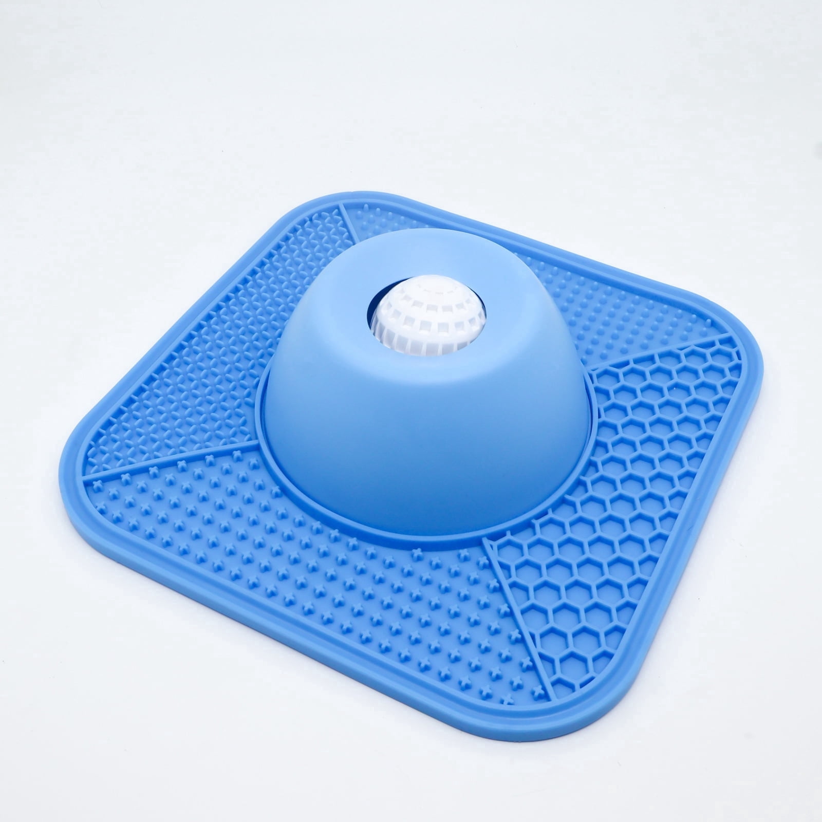 Dog Lick Bowl Slow Feeder Lick Mat Rolling Ball Liquid Food Bone Broth Yogurt Anti-Slip Anxiety Relief Large Medium