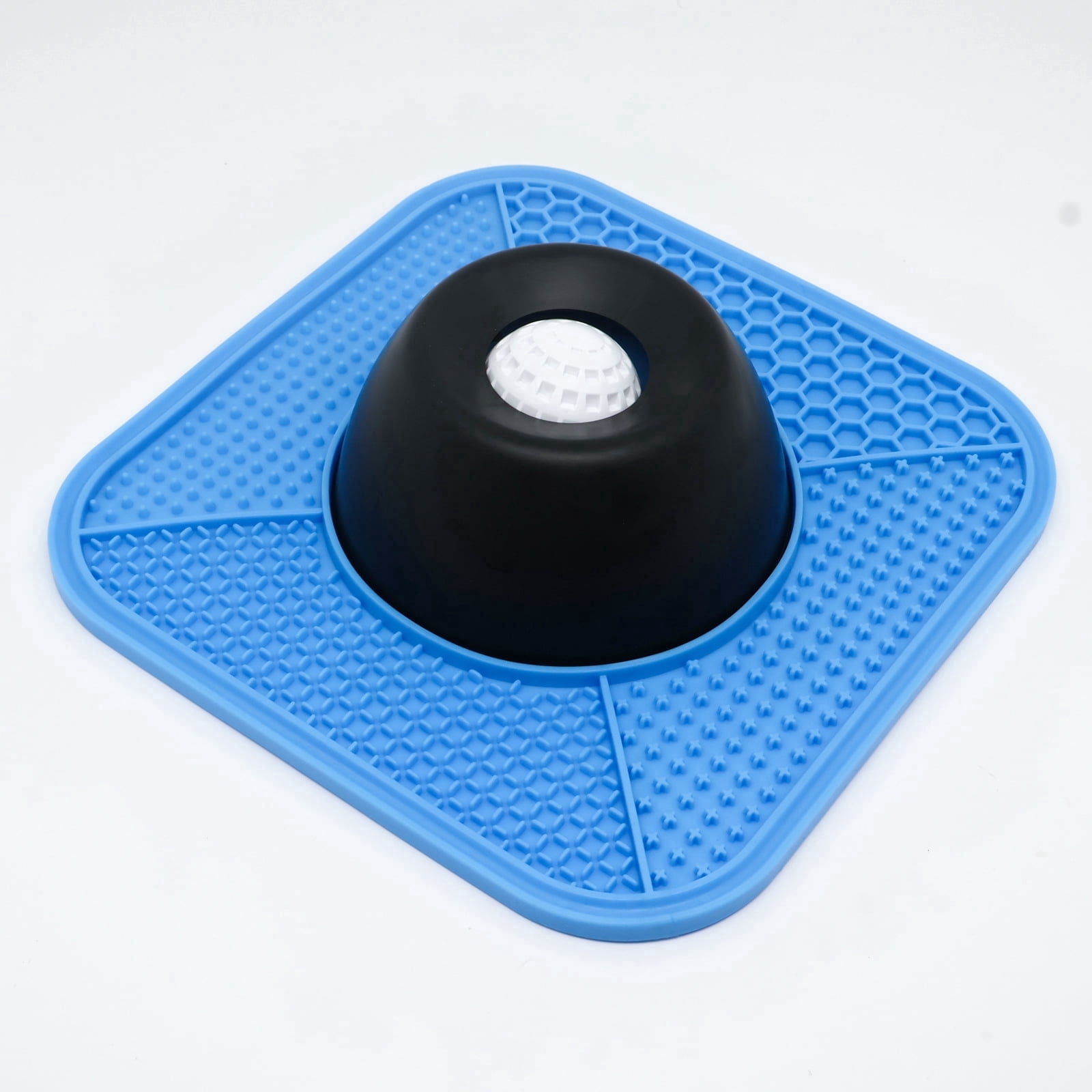 Dog Lick Bowl Slow Feeder Lick Mat Rolling Ball Liquid Food Bone Broth Yogurt Anti-Slip Anxiety Relief Large Medium