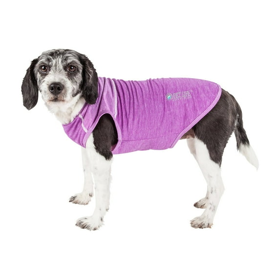 Pet Life ® Active 'Aero-Pawlse' Quick-Dry and 4-Way-Stretch Yoga Fitness Dog T-Shirt Tank Top
