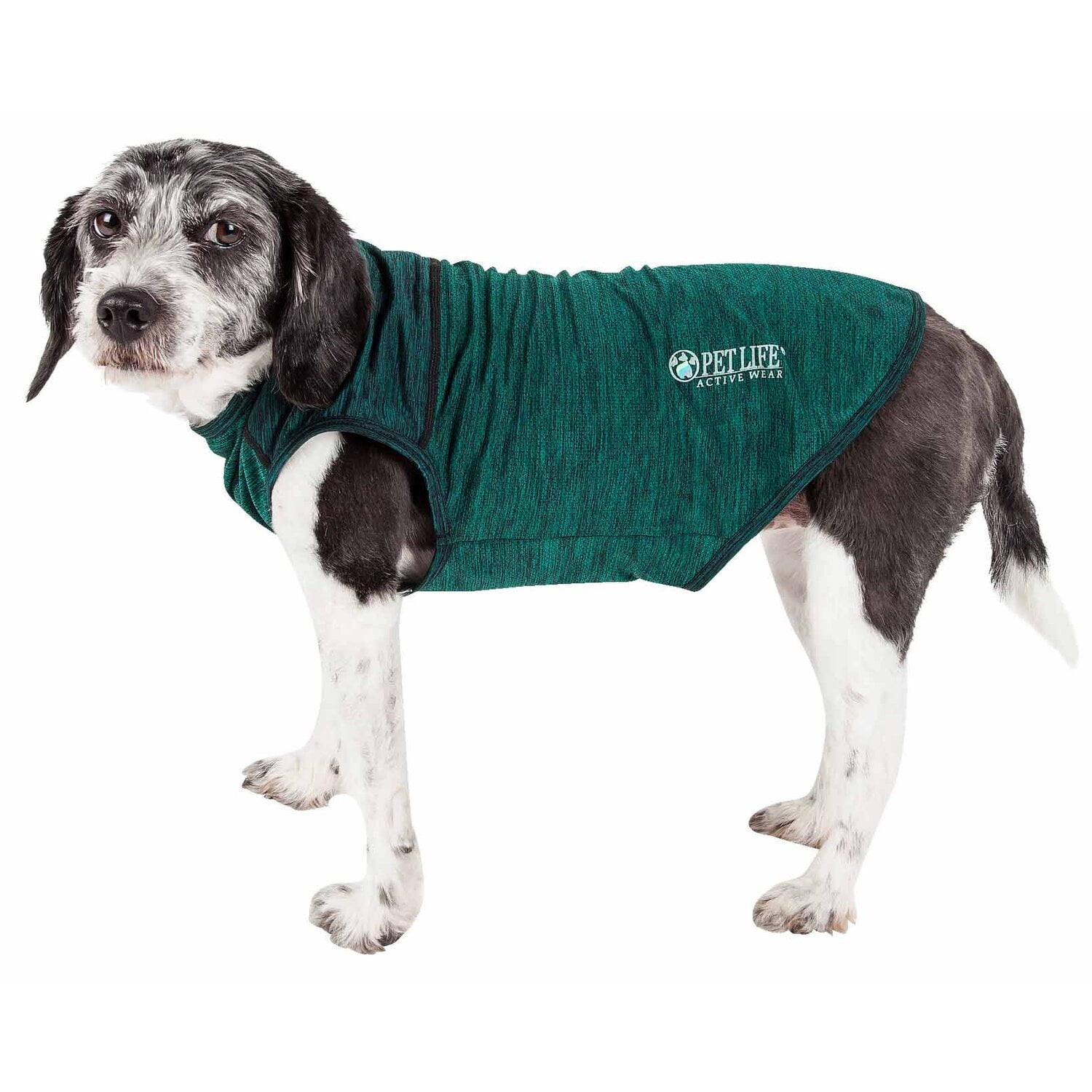 Pet Life ® Active 'Aero-Pawlse' Quick-Dry and 4-Way-Stretch Yoga Fitness Dog T-Shirt Tank Top