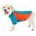 thumbnail image 1 of Pet Life ® Active 'Barko Pawlo' Relax-Stretch Quick-Drying Performance Dog Polo T-Shirt, 1 of 12
