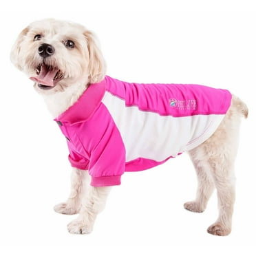 Pet Life  Active 'Barko Pawlo' Relax-Stretch Wick-Proof Performance Dog Polo T-Shirt