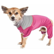 Pet Life ® Active 'Embarker' 4-Way Stretch Fitness Yoga Full Body Dog Tracksuit