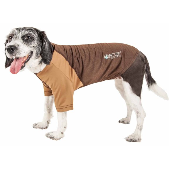 Pet Life ® Active 'Hybreed' 4-Way-Stretch Fitness Performance Dog T-Shirt